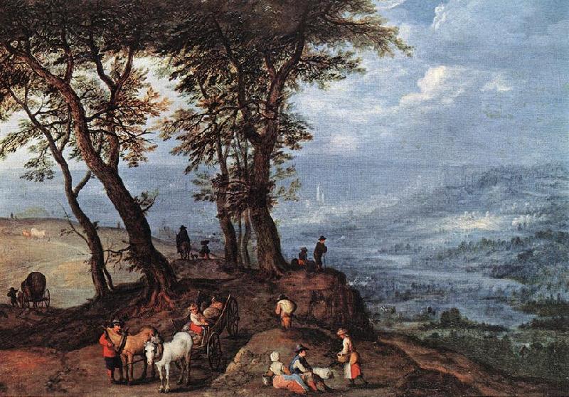 BRUEGHEL, Jan the Elder Going to the Market fdf China oil painting art
